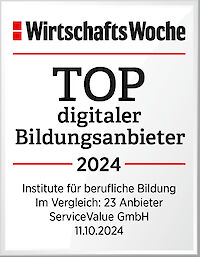 Wirtschaftswoche TOP Digitaler Bildungsanbieter 2024