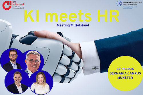 News Bild Unsere Hausmesse "KI meets HR! Meeting Mittelstand" am 22.01.2026