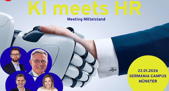 News Bild Unsere Hausmesse "KI meets HR! Meeting Mittelstand" am 22.01.2026