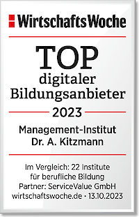 Wirtschaftswoche TOP Digitaler Bildungsanbieter 2023